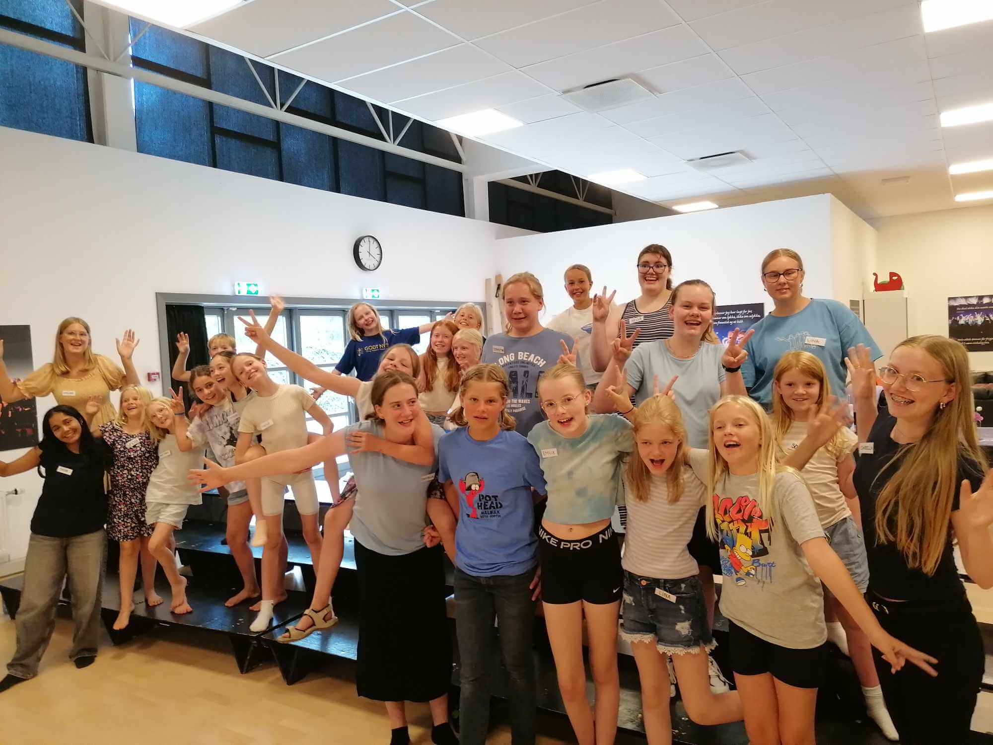 Young Summer Gospel 2024 koret plus en del af korlederne